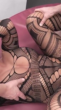 Emmanuelle with Bodysuit Lingerie Gets Fucked by Two Huge Cocks and DP/anal