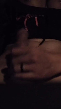 Wife Drives Me Around Town While I Jerk My Cock with My Tits Out