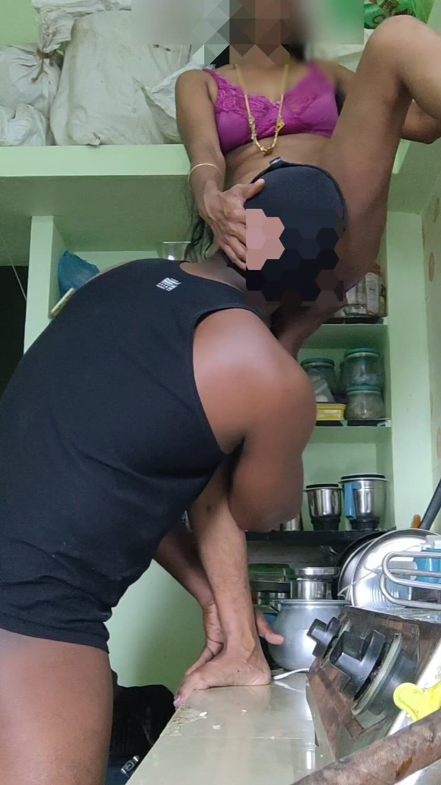 Hot Indian Couples Enjoying in Kitchen (Tamilnaduu)
