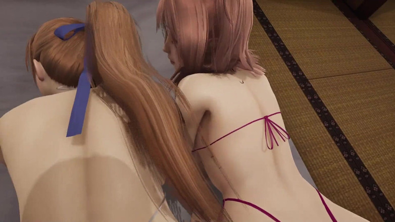 Banana X: Futa Honoka, Kasumi și Ayane într-un threesome