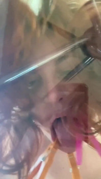 Clothespins, Spit, Licking Toilet and Floor Masturbation