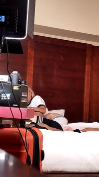 Bts Qos interracial arsch-esser mit Dawn Layla und Xtrarene