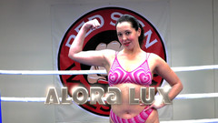 Red sign wrestling: Katt Noir V Alora Lux