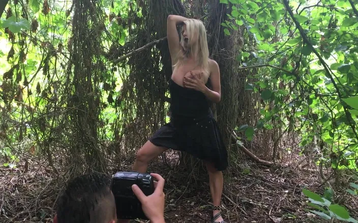 My Boobs: Alice make video behind me when I shoot Katerina Hartlova...