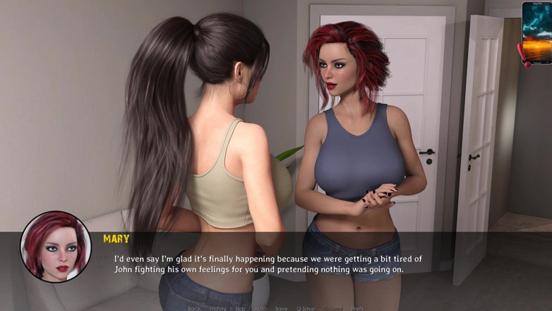 3D Cartoon Porn: Reunion 33: Jenifer &amp; Lisa Pack do przeprowadzki z Johnem