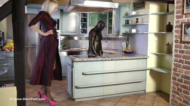 Giant Fem: I love to spoil my little sex slaves in zentai...