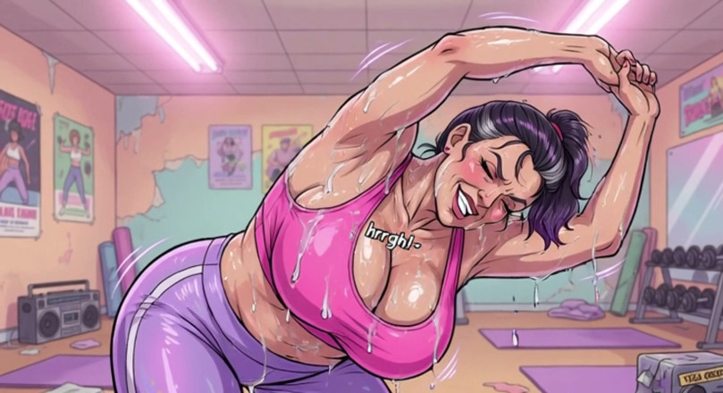 AI Porn: Animasi Yoga seksi