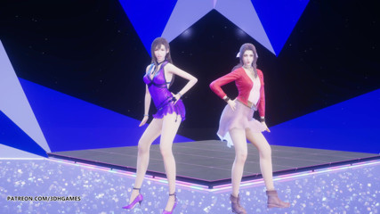 3D-Hentai Games: [MMD] TAEYEON - INVU Aerith Tifa Lockhart hot striptease final fantasy...