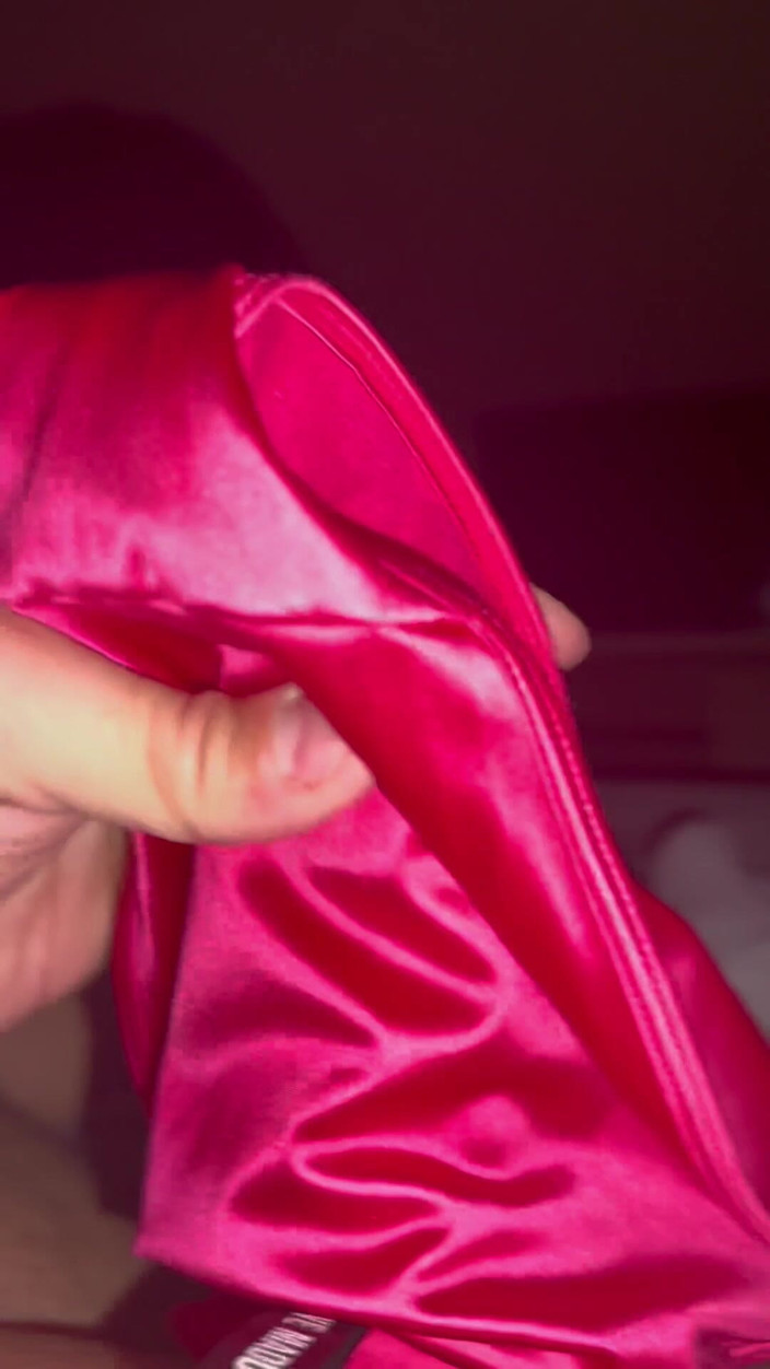 Bigbrook45: Red Silky Panties