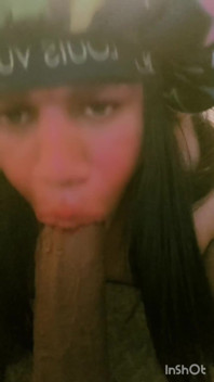 Making a Mess on My BBC Dildo