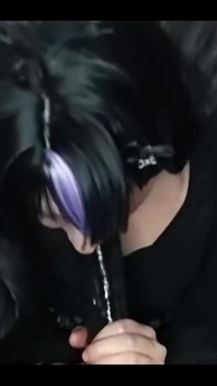 All Black BBW Goth Girl