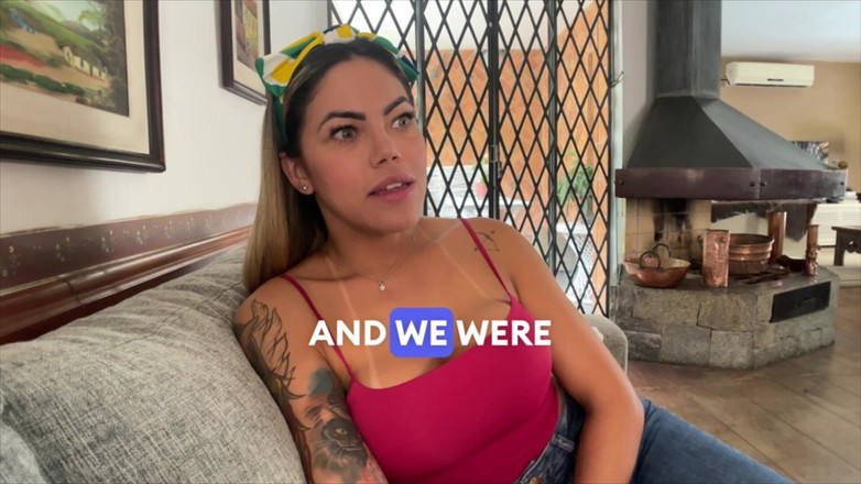 Johnny Grey: Brasiliansk MILF med stora tuttar som gör djup hals och...