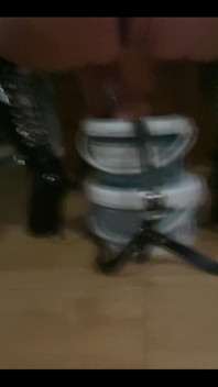 Just Squatting on My King Cock