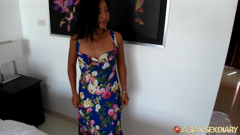 Sex Diary: AsianSexDiary tlustá Asiatka dostane lízání zadku a creampie do kundičky