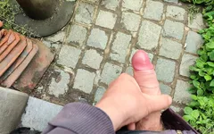 POV: Outdoors cum