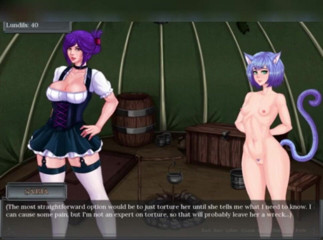3DXXXTEEN2 Cartoon: Sabia enslaves the catgirls. 3D porn cartoon sex