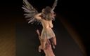 Wraith ward: Гиковатая Angel девушка скачет на хуе в позе наездницы