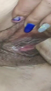 Side-lying Hairy Pussy & Ass - Quick Backside Fuck