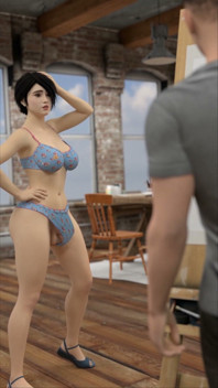 Fucking a TS Art Model