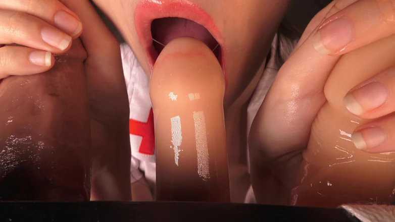 CandiceDelaware: Sexy nurse sucks 3 cocks in hospital