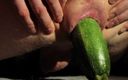 Justin Schell: Midnight Anal Session. Close-up From Behind, Having a Really Big...