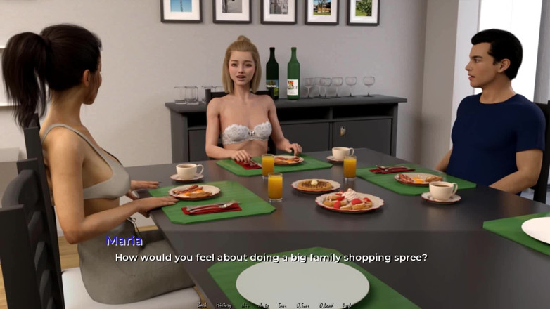 Dirty GamesXxX: Moving Down: the wife takes her submissive husband on shopping...