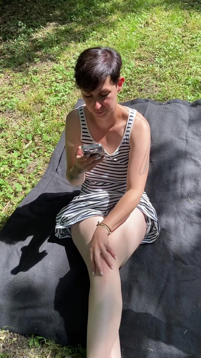 DouceLuxure: Big Cumshot on My Tits