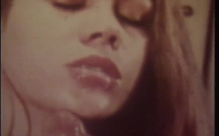 Vintage megastore: Vintage, une adolescente poilue essaye une grosse bite noire