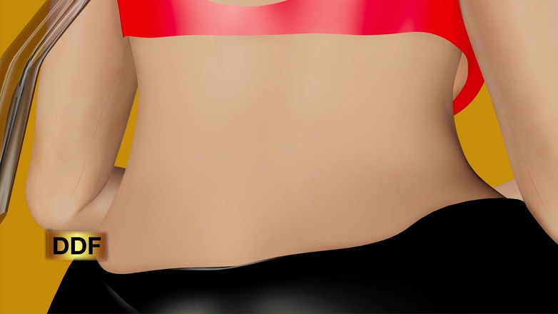 Dark desi fantasy: S5-ep-03 zavallı desi tombul pooja yenge ve ev sahibi