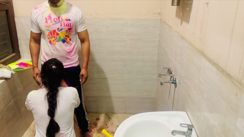 Hornycouple149: A făcut o muncă perversă cu cumnata pe Holi, sex în...