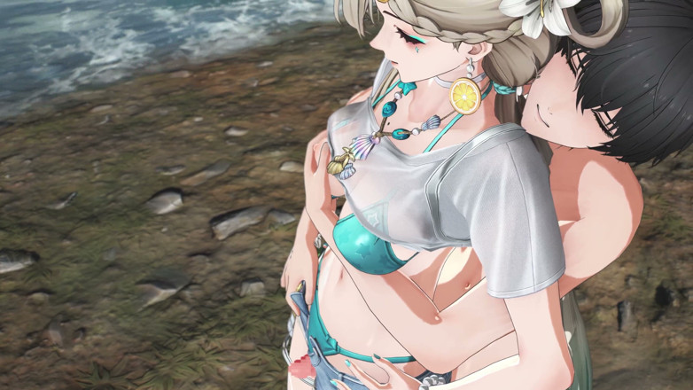 NSFWOtaku: Wuthering waves - Lynae Sp sesso appassionato - 3D Hentai Animation