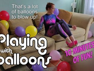 Mistress Online: Balloons ile Oynuyor