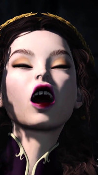 Dark princess dickgirl fucks hard a horny sexy girl in the castle