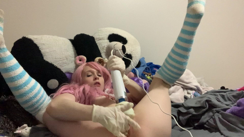 EmoDream1998: Латексна фетиш рукавичка, набивання відео