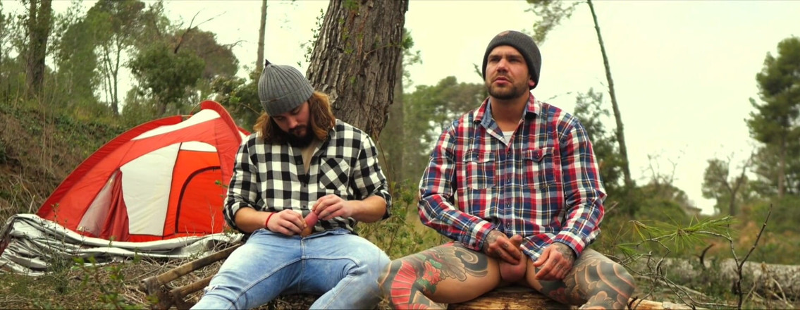 Juan Lucho Gay: Two Friends Jerkoff in the Forest