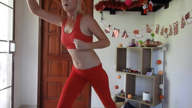 MissAnja_FH: 周日汗流沓沓的锻炼 +呼啦圈的乐趣