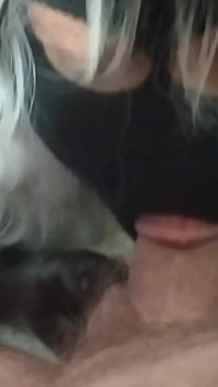 Big-titted Slut Enjoys Sucking Three Cocks That Fill Her Mouth with Lots of Hot Cum.