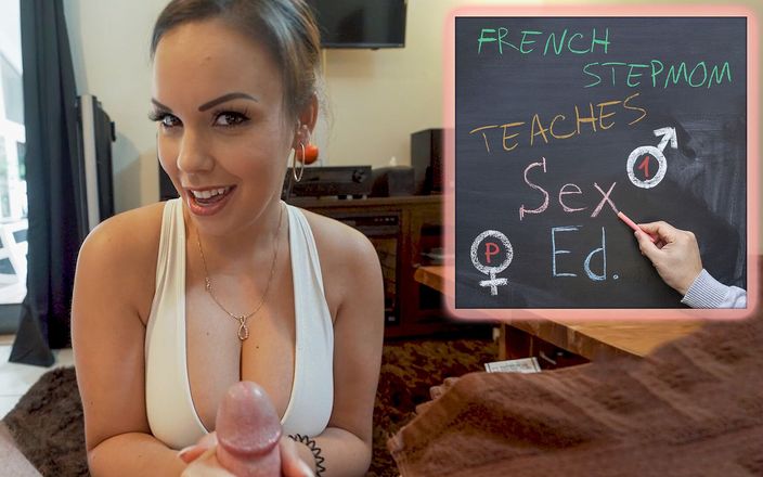 ImMeganLive: फ्रेंच सौतेली मम्मी सेक्स एड सिखाती है - भाग 1