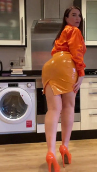 Slečna Velká Prsa Nylons Po Práci Knihovnice