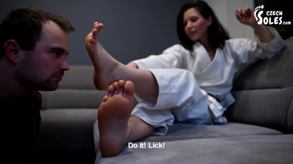 Czech Soles - foot fetish content: Karate Foot Fetish and Domination