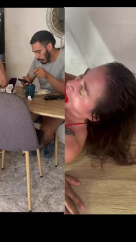 Mature Woman Is Fucked by Her Stepson on the Table and Puts It All in