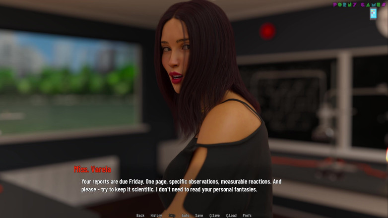 Porny Games: University Days di Greebo - altro divertimento con il consigliere, l'insegnante...