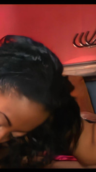 Janae and Jordan Eagerly Swallow One Lucky Guy's Big Dick