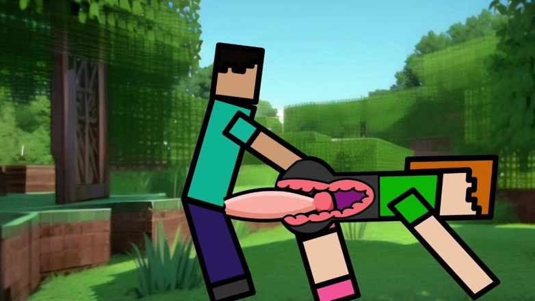 Animate golden: Steve трахает Alex (внутренняя эякуляция)
