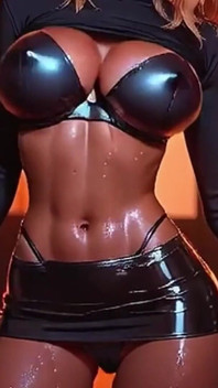 Sensual Dança Sexy Menina! Mamilos Grandes Provocam