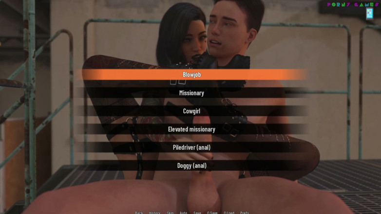 Porny Games: University Days by Greebo - Wrestling and Sex with a Goth...