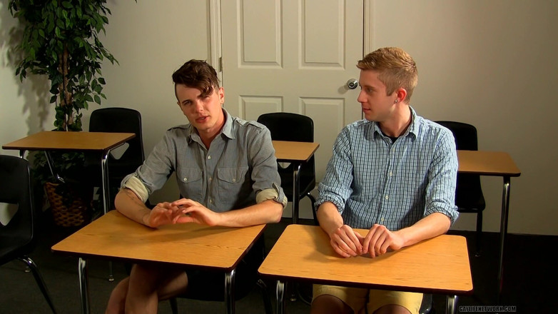 Teach Twinks: Sur le tournage avec Timo &amp; Tripp