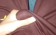 Grande cazzo con grandi capelli neri