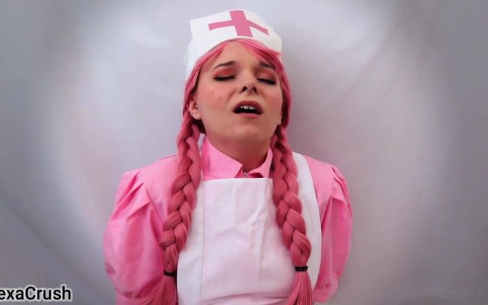 AlexaCrush: Sestřička Joy Krásná agony - vnucené orgasmy s Hitachi