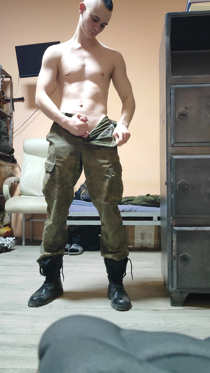 Ethan Alpha: Army Boy Cum